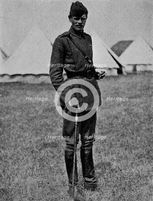 Lieutenant BH Barrington-Kennett, the first Adjutant of the RFC, 1912 (1933). Artist: Flight Photo.