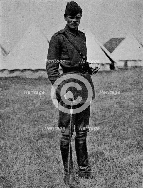 Lieutenant BH Barrington-Kennett, the first Adjutant of the RFC, 1912 (1933). Artist: Flight Photo.