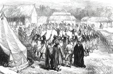 Lieutenant Cameron's Travels in Central Africa: Dance of Pagazi at Kiwakasongo...1876. Creator: Unknown