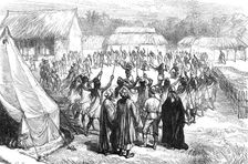 Lieutenant Cameron's Travels in Central Africa: Dance of Pagazi at Kiwakasongo...1876. Creator: Unknown