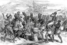 Lieutenant Cameron's Sketches in Central Africa: Wedding Dance at Kibaiyeli, 1876. Creator: Unknown