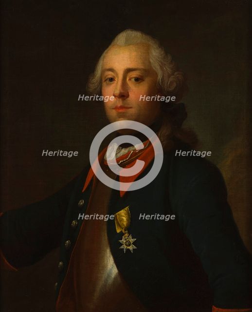Lieutenant Carl de Geer, at the earliest 1748. Creator: Olof Arenius.