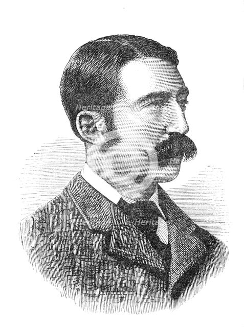 'Lieutenant Chard', c1880. Artist: Unknown.