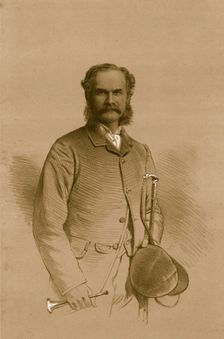 Lieutenant Colonel A.M.Calvert 1879. Creator: Vincent Brooks Day & Son