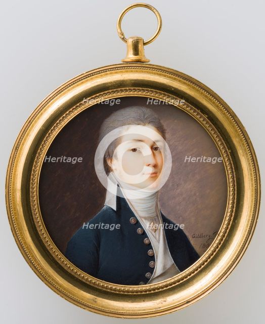 Lieutenant colonel C. G. Bäck, 1789-1845. Creator: Jakob Axel Gillberg.