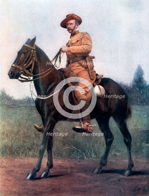 Lieutenant-Colonel Edward Bethune, commanding Bethune's Mounted Infantry, 1902.Artist: Earl de la Warr