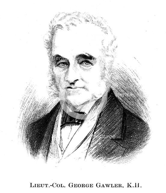 Lieutenant Colonel George Gawler, (1886). Artist: Unknown
