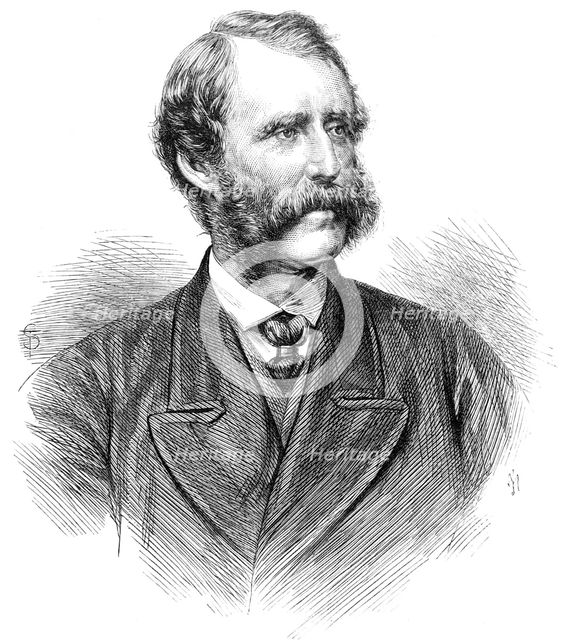 Lieutenant-Colonel Henderson, the new Chief Commissioner of Metropolitan Police, 1869. Creator: Unknown.