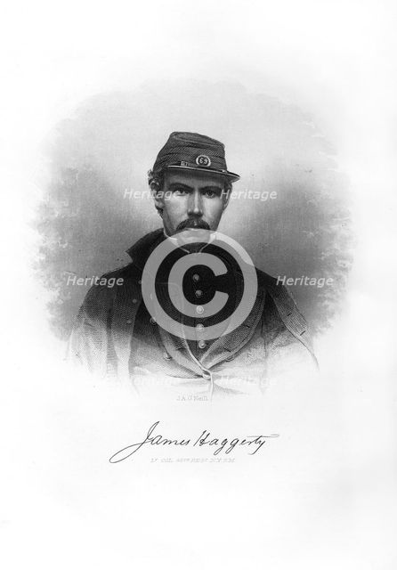 Lieutenant Colonel James Haggerty, American soldier, (1872).Artist: John A O'Neill