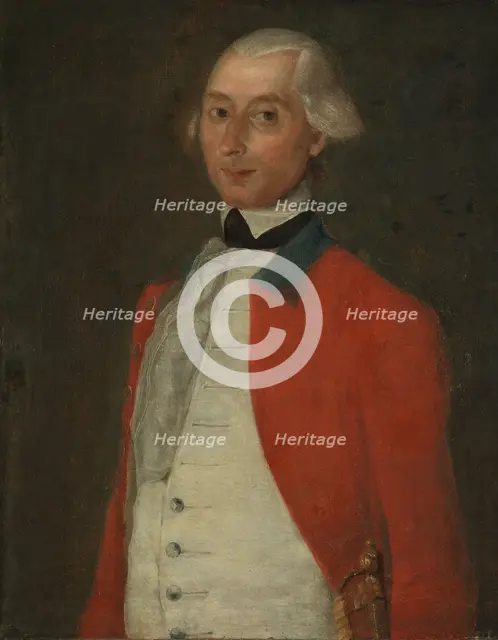 Lieutenant Colonel Johan Peter Vosgraff, between 1783 and 1789. Creator: Heinrich Christian Friedrich Hosenfeller.