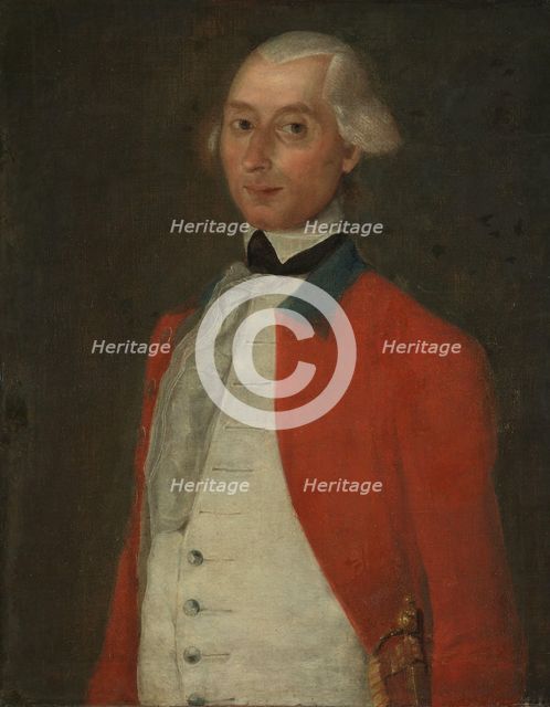 Lieutenant Colonel Johan Peter Vosgraff, between 1783 and 1789. Creator: Heinrich Christian Friedrich Hosenfeller.