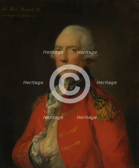 Lieutenant Colonel Paul Pechell (1724-1800). Creator: Thomas Gainsborough.