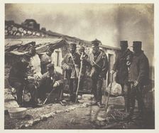 Lieutenant Colonel Shadforth and Officers of the 57th, 1855. Creator: Roger Fenton