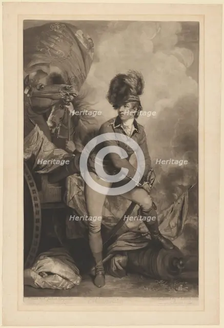 Lieutenant Colonel Sir Banastre Tarleton, published 1782. Creator: John Raphael Smith.