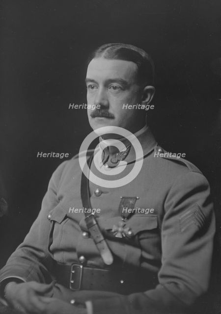Lieutenant DeBrousse, portrait photograph, 1919 Feb. 3. Creator: Arnold Genthe.