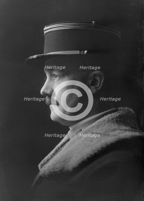 Lieutenant DeBrousse, portrait photograph, 1919 Feb. 3. Creator: Arnold Genthe.