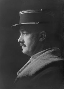 Lieutenant DeBrousse, portrait photograph, 1919 Feb. 3. Creator: Arnold Genthe