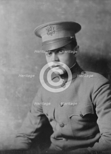 Lieutenant E.C. Tobey, portrait photograph, 1917 Dec. 8. Creator: Arnold Genthe.