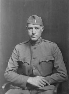 Lieutenant E.T.H. Metcalf, portrait photograph, 1918 Sept. 10. Creator: Arnold Genthe