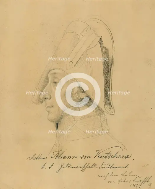 Lieutenant Field Marshal Johann Ritter von Kutschera, 1814. Creator: Johann Peter Krafft.
