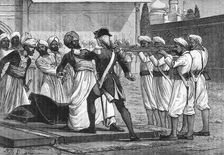 Lieutenant Flint's Deed of Daring c1891. Creator: James Grant