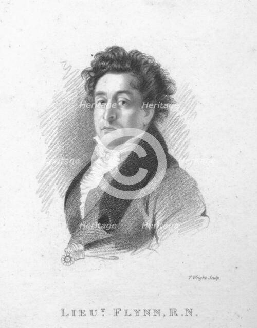 'Lieutenant Flynn, R.N.', c1820. Creator: T Wright.