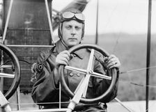 Lieutenant Franklin Kennedy, U.S.A., Aviator - In Curtiss Dual Control Airplane...Maryland, 1912. Creator: Harris & Ewing
