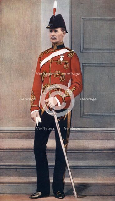 Lieutenant Frederick Hugh Sherston Roberts, British soldier, 1902.Artist: Lafayette