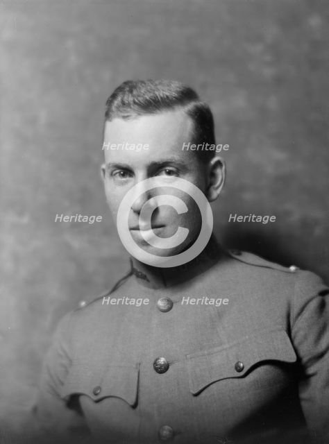 Lieutenant G.P. McNear, portrait photograph, 1917 Dec. 8. Creator: Arnold Genthe.