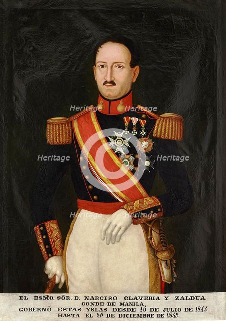 Lieutenant General Narciso Clavería y Zaldúa, Count of Manila, 19th century. Creator: Unknown.