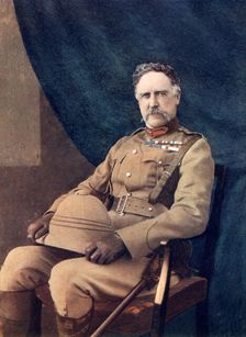 Lieutenant-General NG Lyttelton, commanding 4th Brigade in South Africa, 1902.Artist: C Knight