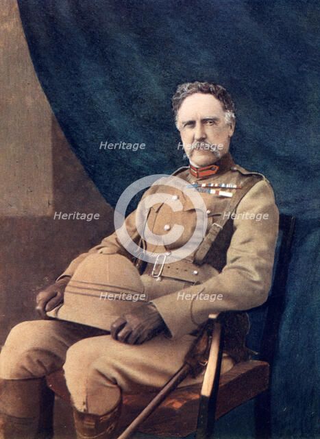 Lieutenant-General NG Lyttelton, commanding 4th Brigade in South Africa, 1902.Artist: C Knight