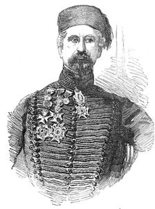 Lieutenant-General Cannon (Behram Pacha) - from a photograph by Claudet, 1856. Creator: Unknown