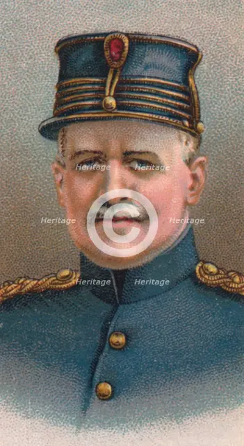 Lieutenant-General Felix Maximilien Eugene Wielemans (1863-1917), Chief of Staff, 1917. Artist: Unknown