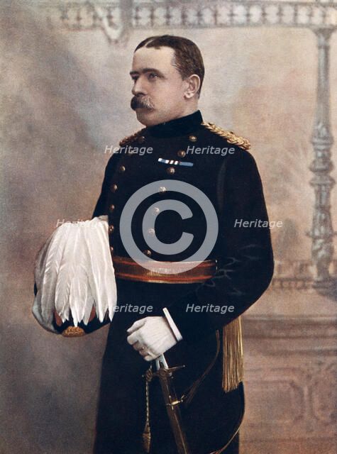 Lieutenant-General JDP French, Commanding Cavalry Division, South Africa Field Force, 1902.Artist: C Knight