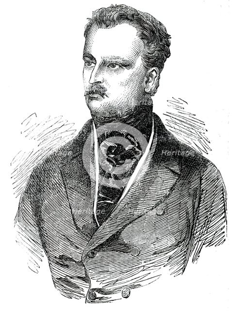 Lieutenant-General Joseph von Radowitz, 1850. Creator: Unknown.