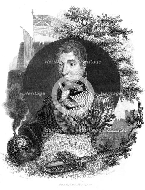 Lieutenant General Lord Hill, 1816.Artist: I Brown