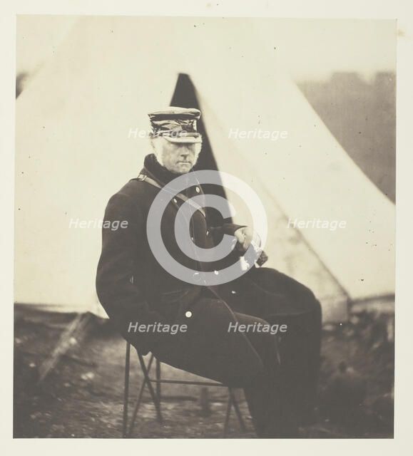 Lieutenant General Sir W.J. Codrington, K.C.B., 1855. Creator: Roger Fenton.