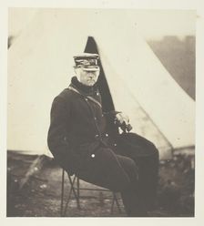 Lieutenant General Sir W.J. Codrington, K.C.B., 1855. Creator: Roger Fenton