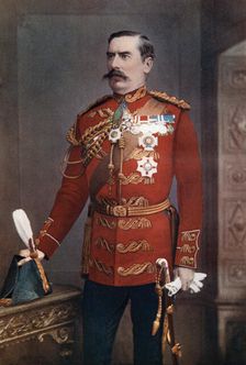 Lieutenant-General Sir Baker Creed Russell, commanding Southern District, 1902. Creator: Maull & Fox