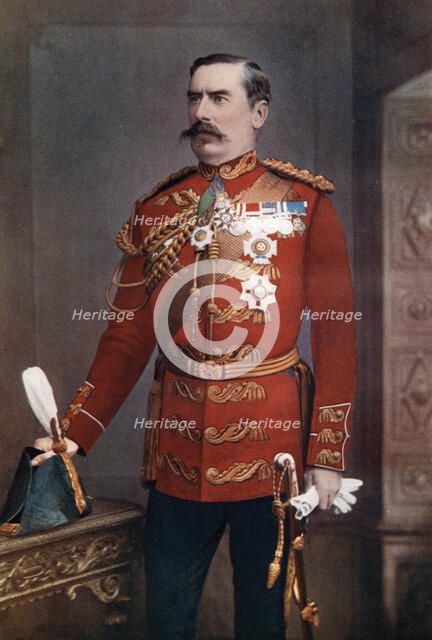 Lieutenant-General Sir Baker Creed Russell, commanding Southern District, 1902. Creator: Maull & Fox.