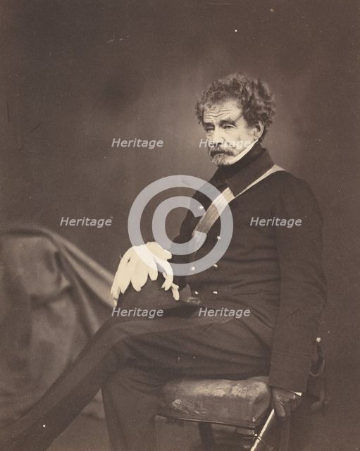 Lieutenant General Sir Colin Campbell, G.C.B., 1855. Creator: Roger Fenton.