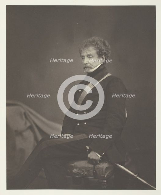 Lieutenant General Sir Colin Campbell, G.C.B., 1855. Creator: Roger Fenton.
