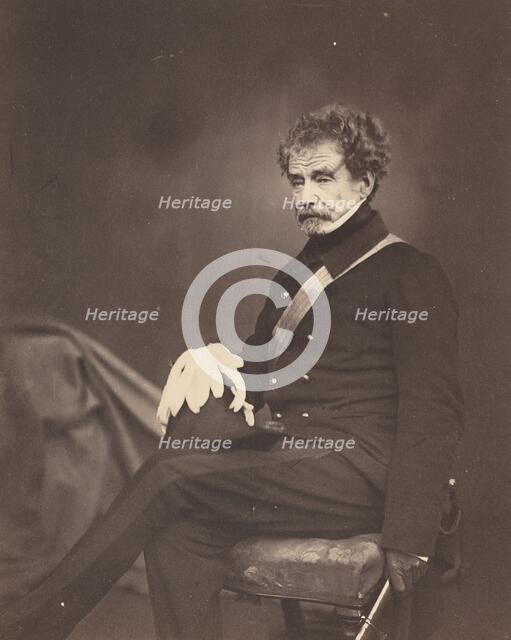 Lieutenant General Sir Colin Campbell, G.C.B., 1855. Creator: Roger Fenton.