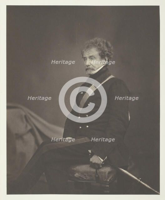 Lieutenant General Sir Colin Campbell, G.C.B., 1855. Creator: Roger Fenton.