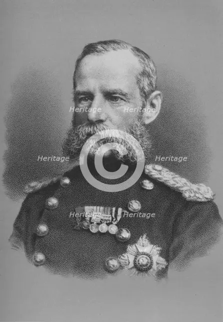 Lieutenant General Sir Frederick Roberts, British soldier, c1880 (1883). Artist: Unknown.