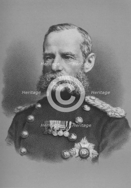 Lieutenant General Sir Frederick Roberts, British soldier, c1880 (1883). Artist: Unknown.