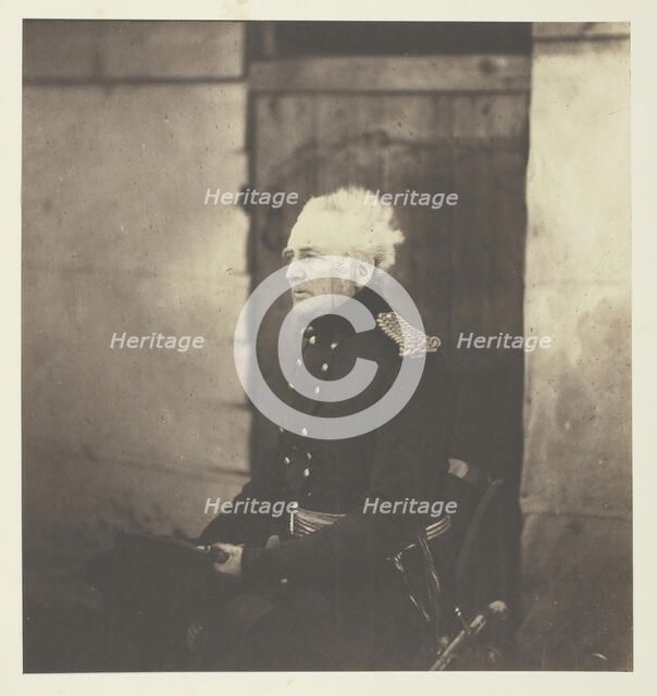 Lieutenant General Sir George Brown, G.C.B., 1855. Creator: Roger Fenton.