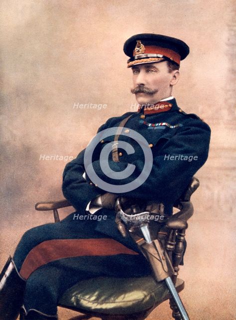 Lieutenant-General Sir HC Chermside, Commanding 14th Brigade in South Africa, 1902.Artist: C Knight