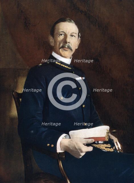 Lieutenant General Sir HE Colvile, Commander of the 9th Division, South Africa Field Force, 1902.Artist: Elliott & Fry